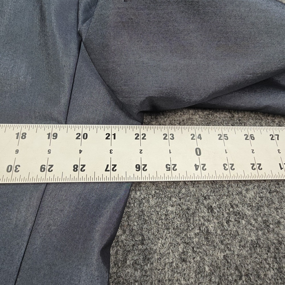 John Varvatos USA Blazer Sport coat Men 42L Navy Blue Canada Made‎ Rayon Blend - Picture 8 of 10